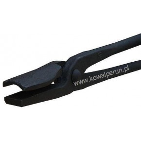 Flat concave tongs