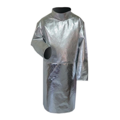 Heat-resistant protective apron