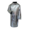 Heat-resistant protective apron