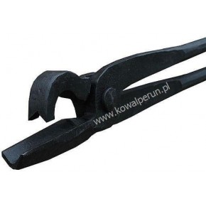 Tongs for iron fence spear point ornament