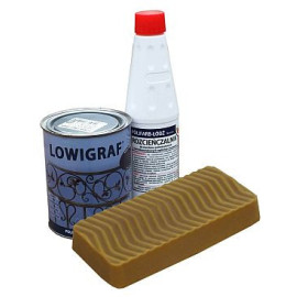 Paints and preparations for forged metal and wood